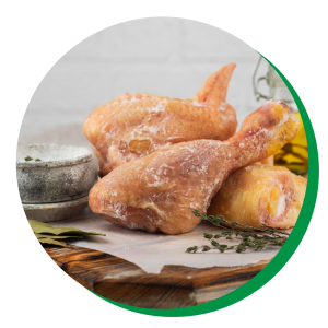pollo congelado